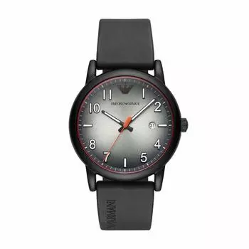 Emporio Armani Ar11176 Серебряный Силиконовый Японский Кварцевый Модные Часы Мужские