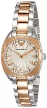 Emporio Armani AR1952 Платье Двухцветные Часы Женские