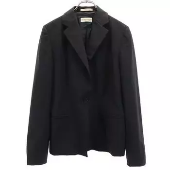 Emporio Armani Made in Italy wool tailored jacket 44 black Women Used