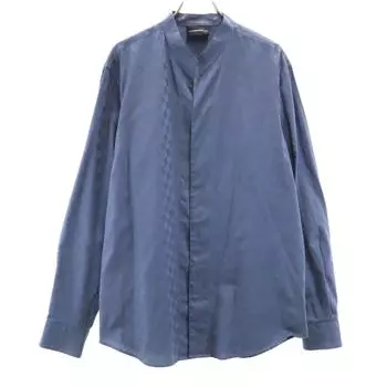Emporio Armani Overall handle Long sleeve skipper shirt M Navy system Men s Used