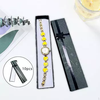 Empty Gift Boxes Cardboard Long Elegant Rectangular Packaging Paperboard for