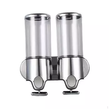 Пустая бутылка для жидкого мыла для рук, водонепроницаемый лосьон для душа 2 Slot