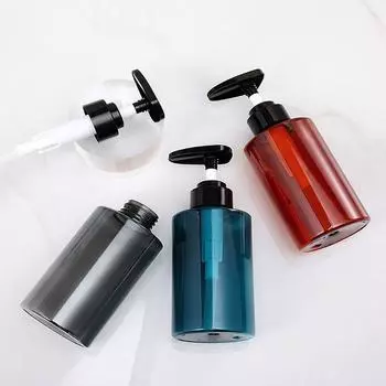 Empty Soap Dispenser Refillable Hand Soap Dispenser Cylinder Lotion Container Bathroom Kitchen Pump Bottle Dispenser