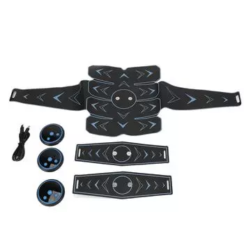 EMS Abdominal Fitness Trainer Pad 15 Strength Мягкий силиконовый PU Электрический мышечный массажер
