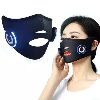 EMS эластичный бандаж для похудения лица, вибрационный лифтинг лица, V-образная линия, формирователь, двойной подбородок, подтяжка щек, пояс, устройство для похудения лица