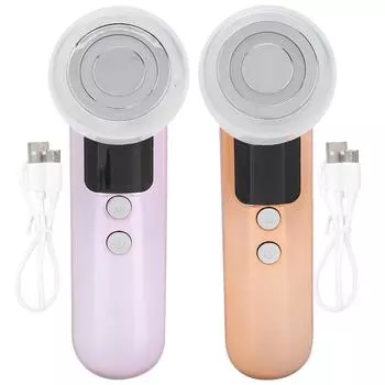 EMS Beauty Machine Глубокая очистка Красно-синий свет Терапия Косметическая машина Устройство для омоложения кожи Champaign Gold