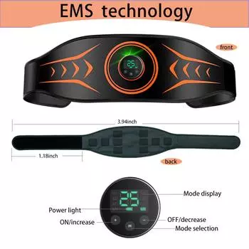 EMS массажный пояс для похудения, тонизирующий пояс для живота, тренажер для пресса, фитнес-оборудование для тренировок для живота