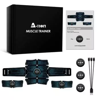 Ems Талия Фитнес Наклейки на мышцы живота Фитнес-устройство Умная зарядка Тренажер для живота