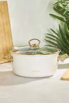 Emsan Nostalgia Эмаль Бежевая Сковорода