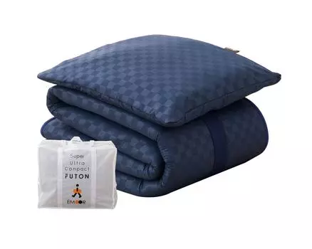 Emur Super Ultra Compact Futon с местом для хранения, 2 шт., чехол, набор, односпальный, тёмно-синий
