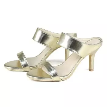 Enamel pin heel 5413 Gold 23 cm [Liberty Doll] sandals/5413 Women s золотой