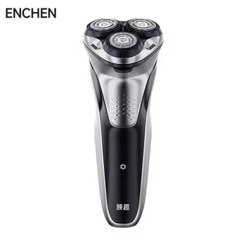 ENCHEN BlackStone Plus электрическая бритва для лица мужские бритвы 3D плавающая режущая головка моющаяся для мужа, папы чёрный