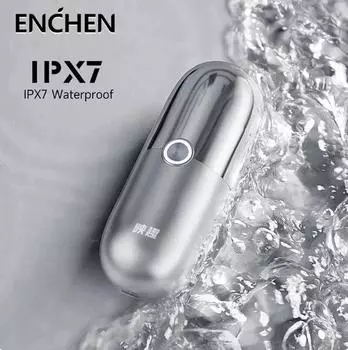 ENCHEN X5 Мини-USB-бритва для мужчин IPX7 Водонепроницаемая портативная электробритва Перезаряжаемая беспроводная машина для резки бороды для лица