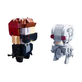 End Building Blocks Movie Bricks DIY Classic Movie Robot Building Blocks Образовательные сборные игрушки для детей и взрослых Подарки