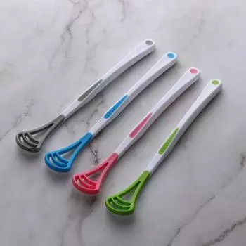 End Care Средства гигиены полости рта Чистка полости рта Скребок для языка Зубная щетка Очиститель языка зелёный