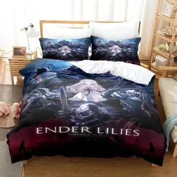 ENDER LILIES Quietus of the Knights Bedding Set Duvet Cover Bed Set Quilt Cover Pillowcase Comforter king Queen Size Boys Adult 70x133cm 2pcs
