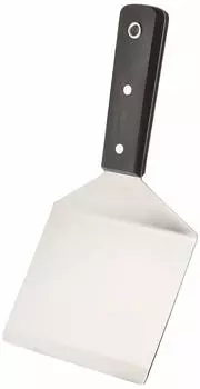 Endo Shoji Commercial Black Plywood Лопатка Turner Width Ручка из нержавеющей стали Черная фанера Сделано в Японии BTC09