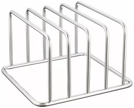 Компактная подставка для разделочных досок Endo Shoji Commercial AMN85 CMT-4 для вертикального и горизонтального использования серебряный