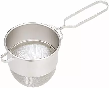 Endo Shoji Commercial Deep Tea Strainer (Single) Same Pattern Stainless Steel Made in Japan BTY33