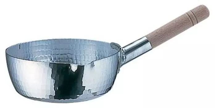 Endo Shoji Commercial Handmade Snow Flat Pot Professional Use Aluminum AYK5325 25.5cm (Толщина 3 мм)