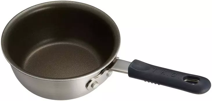 Endo Shoji Commercial IH Select Clad Yukihira Pot 15cm IH Compatible Aluminum Steel AYK8301 2-Layer Body Alloy/Stainless чёрный