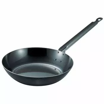 Сковорода Endo Shoji Commercial Iron Black Skin с толстой пластиной 34 см, совместимая с IH, сделана в Японии, AHL20034