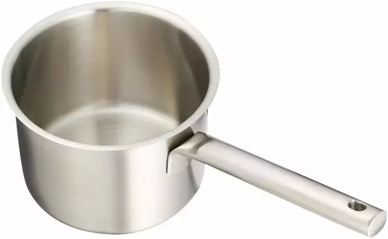 Endo Shoji Commercial Murano Induction One Hand Deep Pot 16cm IH Compatible Stainless Steel AKTD101 (No Lid) 18-8