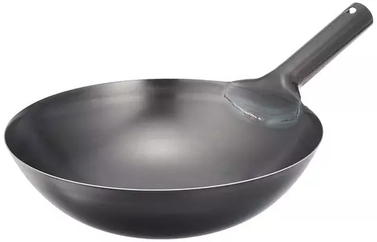 Endo Shoji Commercial One Made in Japan APK13036 Wok, Use, Hand, Hammered, 36cm, Iron,