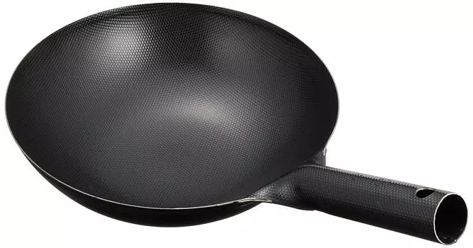 Endo Shoji Commercial One Super Made in Japan APK2327 Wok, Use, Hand, Embossed, 27 см, Iron,