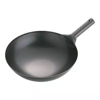 Endo Shoji Commercial Peking Pot 36cm Super Embossed Iron Made in Japan APK2336 чёрный