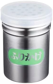 Endo Shoji Commercial Seasoning Can Small Lid F Can Stainless Made in Japan BTY02006 (Acrylic Included) (Furikake) 18-8 Steel/Polypropylene