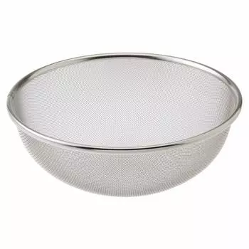 Endo Shoji Commercial Stainless Steel Convenient Colander Large Stainless Steel Made in Japan ABV35001