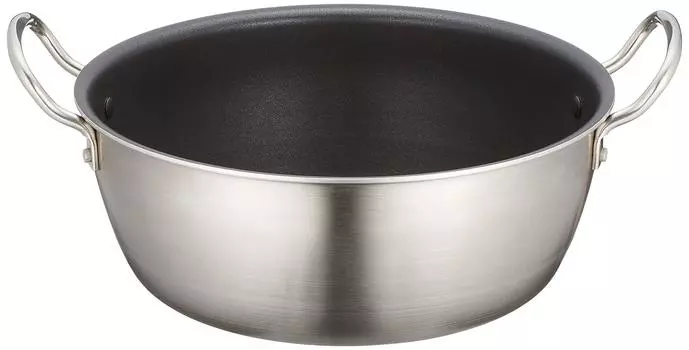 Endo Shoji Commercial TKG IH Select Double Handed Pot 30 см IH-совместимый двухслойный корпус из алюминиевой стали ALY7802 сплав/нержавеющая сталь серебряный