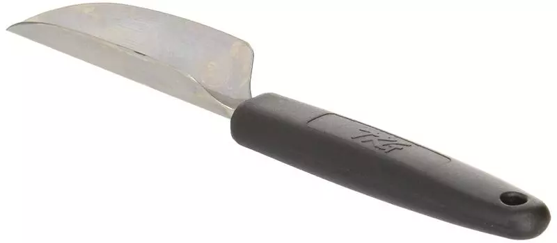 Endo Shoji Commercial TKG Кухонный инструмент Декоратор для фруктов KT87813 с ручкой из полипропилена и металлическими частями из нержавеющей стали (BKTJ601) чёрный