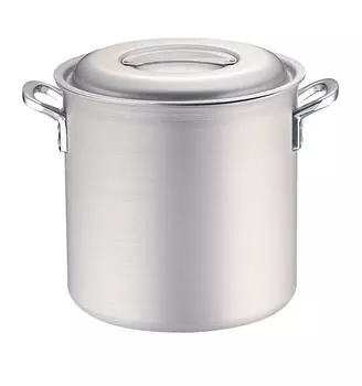 Endo Shoji Коммерческая кастрюля TKG 24 см, совместимая с индукционными плитами, алюминиевая AZV8601 (с масштабом)