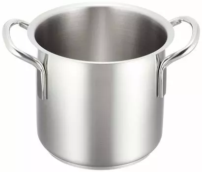 Endo Shoji Commercial Use Induction Pot 16cm IH Compatible Stainless Steel AZV7701 (Murano) 18-8 серебряный