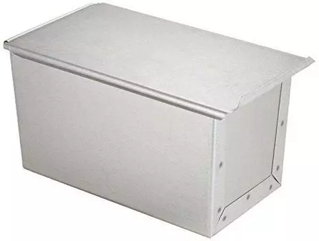 Endo Shoji Endoshoji WSY03015 Altite Bread Pan, Commercial Use, With Lid, 1.5 Loaf, Iron Aluminum Plated, Made in Japan, Silver