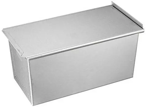 Endo Shoji Endoshoji WSY03020 Professional Altitite Pan Pan with Lid, 2 Loafs, Iron, Aluminum Plated, Made in Japan