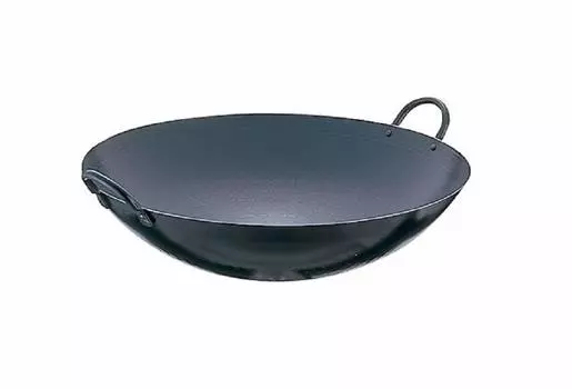 Endo Shoji Iron Hammered Wok 60cm ATY03060 чёрный