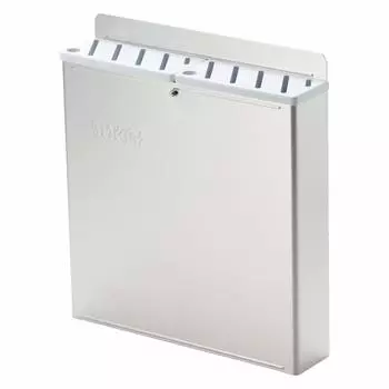 Endo Shoji Коммерческая цветная стойка для ножей TKG с корпусом из пластика и крышкой типа ABS, сделано в AHU691 Тарелка, Большая, A, Белый, 18-8, Смола, Япония, белый