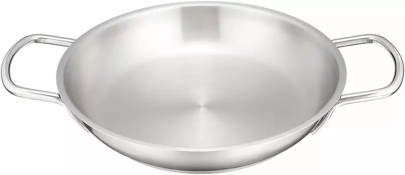 Endo Shoji TKG frying pan 28cm Stainless steel and hygienic Compatible with IH and gas fires Sandwich type bottom reproduces high thermal conductivity