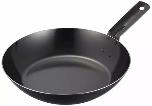 Endo Shoji TKG Iron Frying Pan 30cm Inner Diameter x Depth 300 x 57 Handle Length 135 Bottom Diameter 200 Plate Thickness Mass Compatible with IH