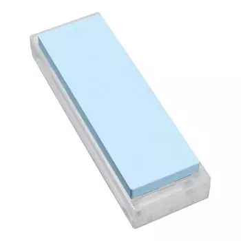 Endo Shoji TKG Керамический Высокополировальный и Превосходный Суперфинишный Точильный Камень L Синий Поставляется со Специальным Футляром и Подставкой для Заточки ASLB009 синий