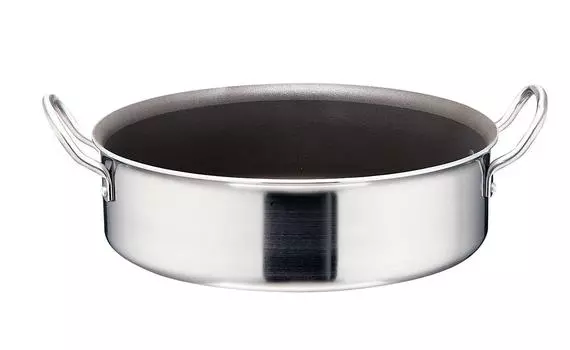 Endo Shoji TKG outer ring structure of stainless steel aluminum for fast heat IH Outer diameter x depth 326 x bottom diameter plate thickness weight серебряный