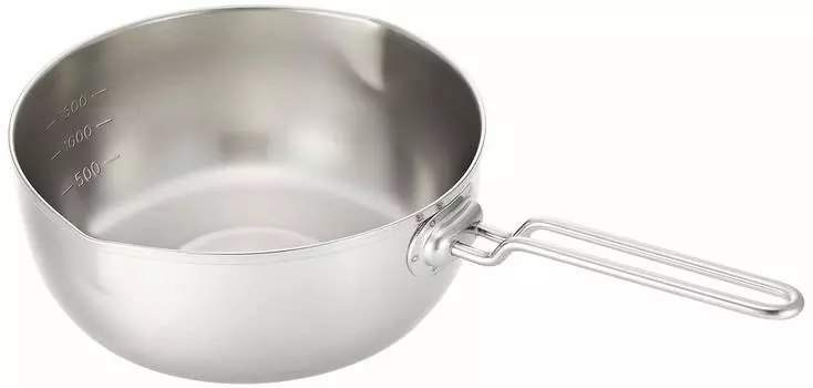 Endo Shoji TKG pot snow flat pot 20cm Inner diameter x depth 193 x 82 Bottom diameter 160 Plate thickness Mass Capacity Special structure that серебряный