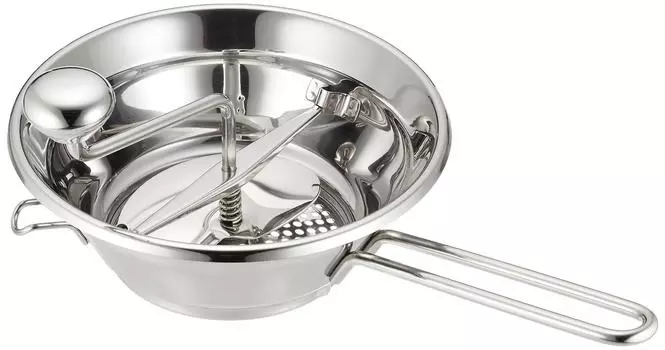 Endo Shoji TKG Strainer Stainless Steel Outer Diameter x Height 240 x 85 Comes with 3 replacement blades of 5 mm For straining vegetables Made of серебряный