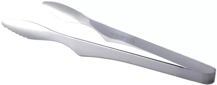 Щипцы Endo Shoji TKG Щипцы Yakiniku 28 см Изготовлены из нержавеющей стали и устойчивы к ржавчине Кончики щипцов не касаются стола, поэтому они гигиеничны серебряный