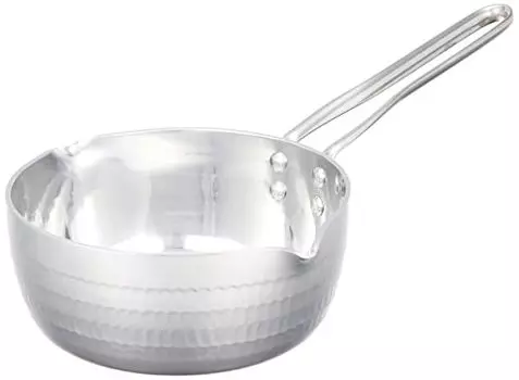 Endoshoji TKG AYK7202 Professional Snow Flat Pot, 7.1 inches (18 cm), Co-Handle Plate, Aluminum Alloy, Handle Material: Stainless Steel (SUS304)