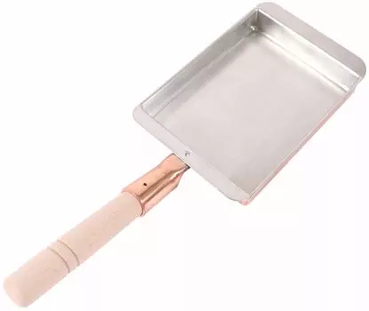 Endoshoji TKG BTM04013 Медная решетка для яиц, тип Kansai, 5,3 дюйма (13,5 см), Ширина 5,3 дюйма (135 см), Глубина 7,1 дюйма (180 мм), Совместимость с газовым огнем,