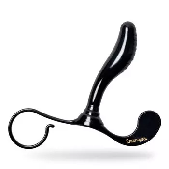 Enemag Iguana Pinpoint Strong Stimulation Anal Plug for Men Dildo for Dry Orgasm Black in Made with Medical Grade [Initialization] (Genuine Product)